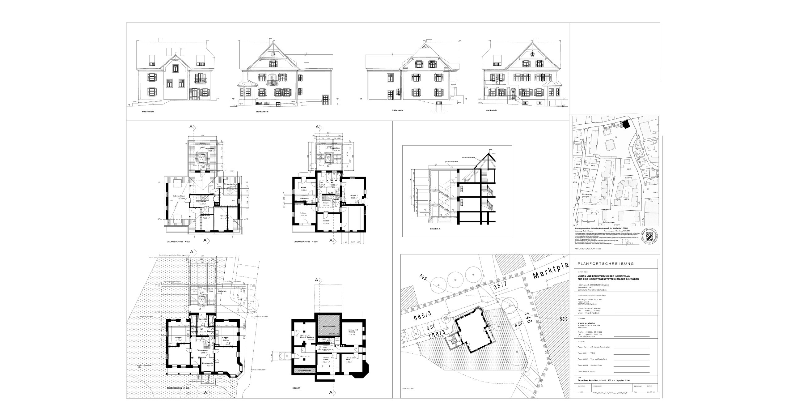 Baugenehmigung zur “Nutzungsänderung Aus- und Umbau zu